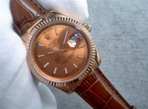 rolex brown replica|brown dial rolex.